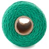 Craft County Decorative Wrapping Twine – Green Cotton (100M Tube)