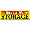 Boat And RV Storage Vinyl Banner 10 Feet Wide by