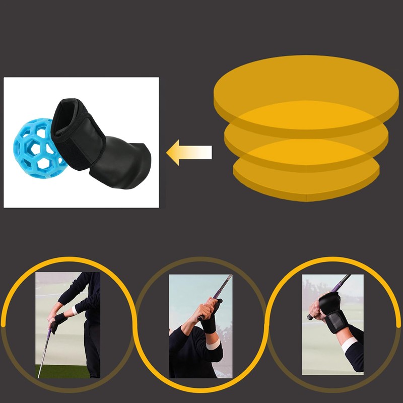 Golf Wrist Training Aid - Golf Wrist Brace Swing Training