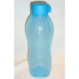 Tupperware ECO 16oz Sport Water Bottle Blue Aqua by Tupperware