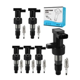TAUTOY Set of 6 UF435 Ignition Coil Pack & Iridium Spark Plugs For Jaguar S-Type 3.0L 2003-2008,X-Type 2.5L 2001-2005 3.0L 2001-2008,Replace # GN10327 C2S11480