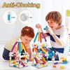 LONEEDY 48PCS Retractable Magnetic Sticks Building Toy Set-Flexible Magnetic Rods