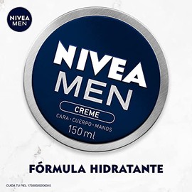 NIVEA MEN Creme (150ml), crema humectante multipropsito para el cuerpo, el rostro y las manos con Vitamina E                                          