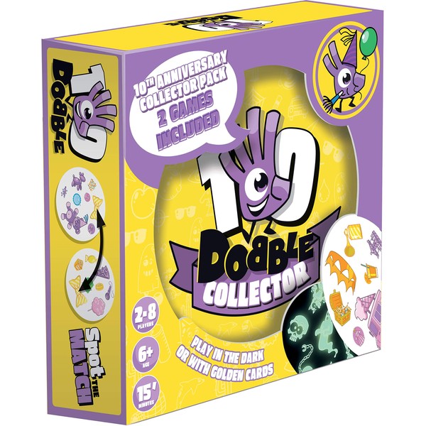 Asmodee | Dobble 10th Anniversary Collector Edition | Card Game | Ages 6+ | 2-8 Players | 15 Minutes Playing Time