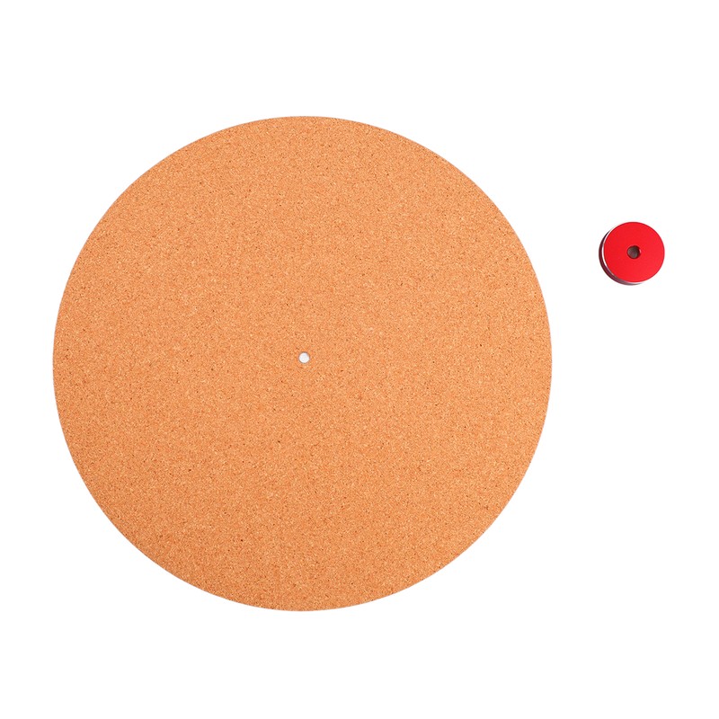 Cork Turntable Mat Vinyl Record Non Shake Slipmat Adapter Phonograph