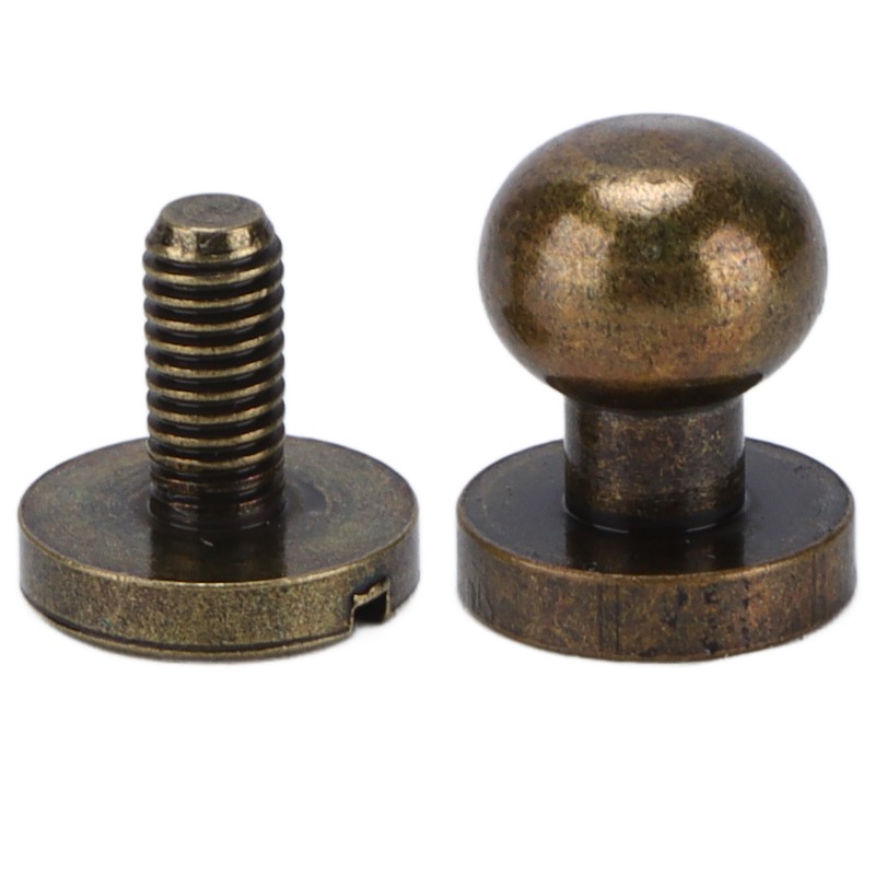 20set Brass Rivets Bronze Wear Resistance Luggage Hardware Accessories for
