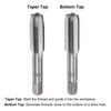 sourcing map 3pcs Metric Hand Tap & Die Set, M12