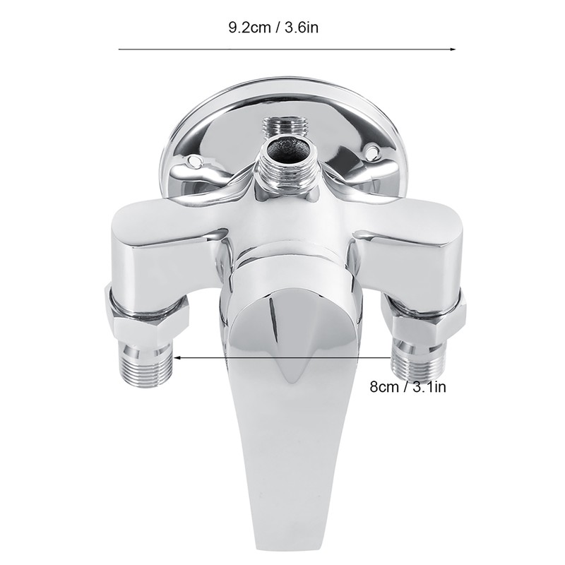 G1/2" Male Thread Hot and Cold Water Mixer Mixing Control