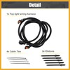 Partuto Fog Light Wiring Harness Kit 56045501AC for Dodge for