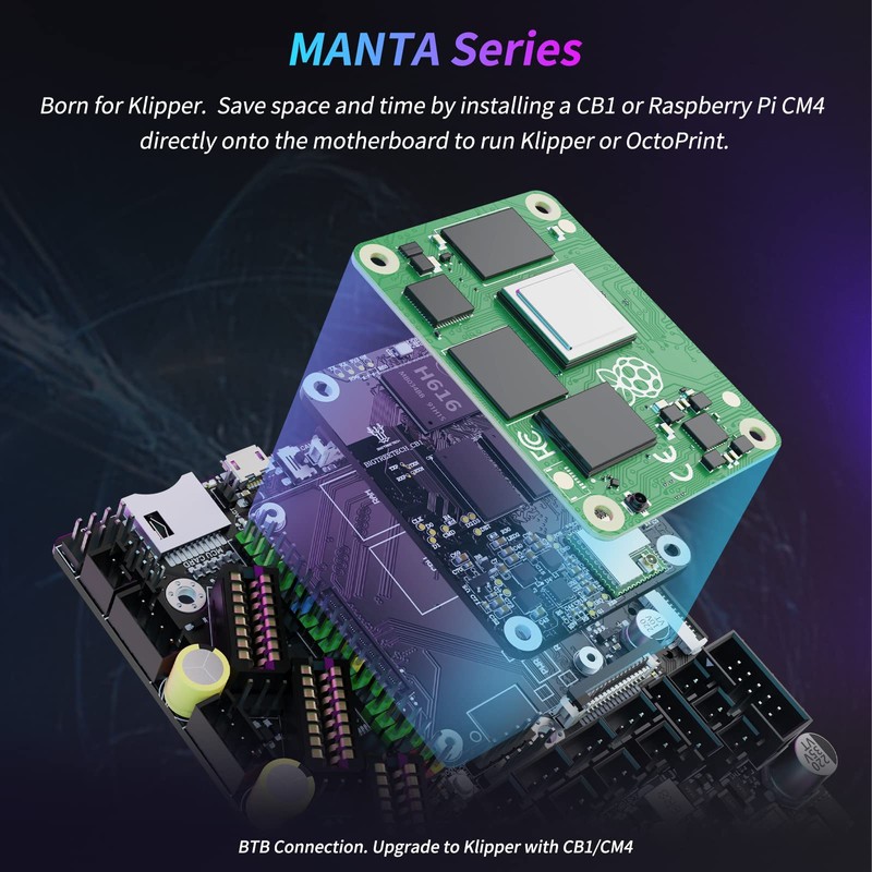 BIGTREETECH Manta E3EZ + CB1 V2.2 + 5Pcs EZ2209 Kit