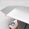 HUAMu Compact Travel Umbrella UV Protection Sunshade,Silver titanium，Lightweight Mini Umbrella