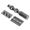 Classic Men Anti skid Metal Handle Dual Blade Shaver Vintage