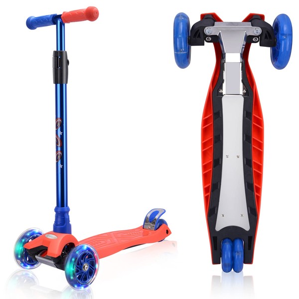 3 Wheel Scooter for Kids, Kids Scooter with Light Up