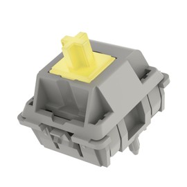 DUROCK Sunflower T1 Tactile Switches, Pom T1 67g Tactile Keyboard Switch, 5 Pins Pre-Lubed Mechanical Keyboard Switches (DUROCK Sunflowers, 90pcs)