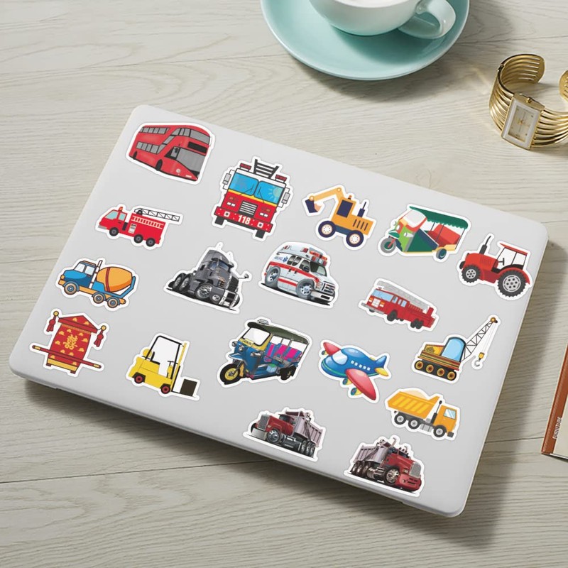 Set of 100 Waterproof Vehicle Stickers, Suitable for Suitcases, Motorcycles,
