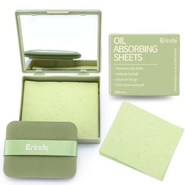 Erinde 200 Hojas Papel Absorbente Facial, Para Piel Grasa, Absorbente de Grasa Facial, Película Natural para El Control de La grasa, Absorbe El Exceso
