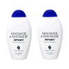 Polvo corporal absorbente de ducha para ducha, deporte, botellas de