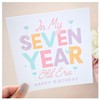 Happy 7th Birthday Card | Taylor Era Birthday | In