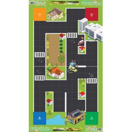 BrainStorm STEM Education Robotics Activity Mat: Robot Rescue (Includes Game Pieces)
