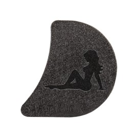 NDZ Performance Saf-T-Blok Right Hand Trigger Safety Block for Glock Gen 1-5 Post-1998 Models Laser Engraved in Black - Trucker Mudflap Girl