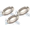 Trango® Set of 3 IP44 Recessed Lighting Round LED Module