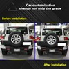 ECAHAYAKU LED Rear Bumper Reflector Light Compatible with Toyota FJ