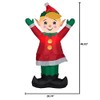 Jolly Elf LED 4' Inflatable Christmas Yard Decoration