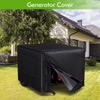 WLEAFJ Generator Cover Heavy Duty Waterproof, Universal Portable Generator Cover