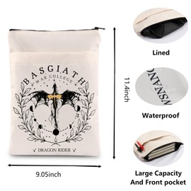 FW Book Sleeve Dragons Gifts Dragon Riders Book Gifts FW Book Merch Dragons Lover Book Gifts Dark Romance Reader Gift (Dragon Rider Bs CA)