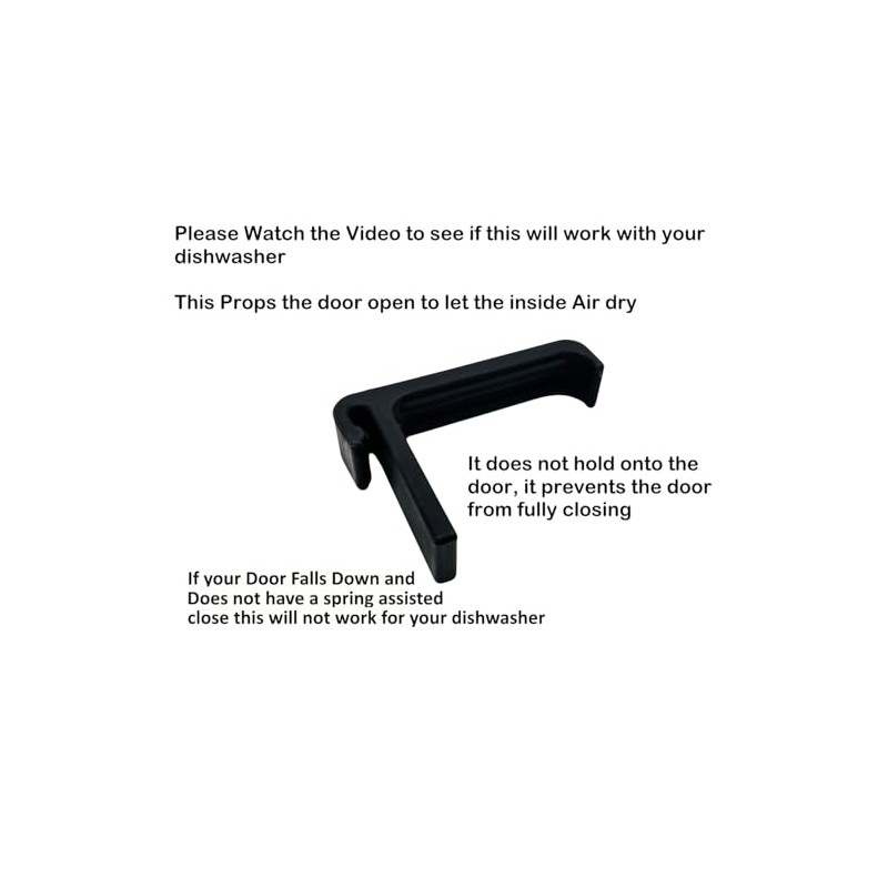 Dishwasher Door Prop Opener (New Model) Keeps Your Dishwasher Door