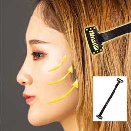 V-Line Face Lifting Clip Headband Tension Brown 2ea