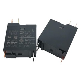 DU1PU 12VDC 3pin 12V DC 16A Power Relay for Microwave ovens (Pack of 2)