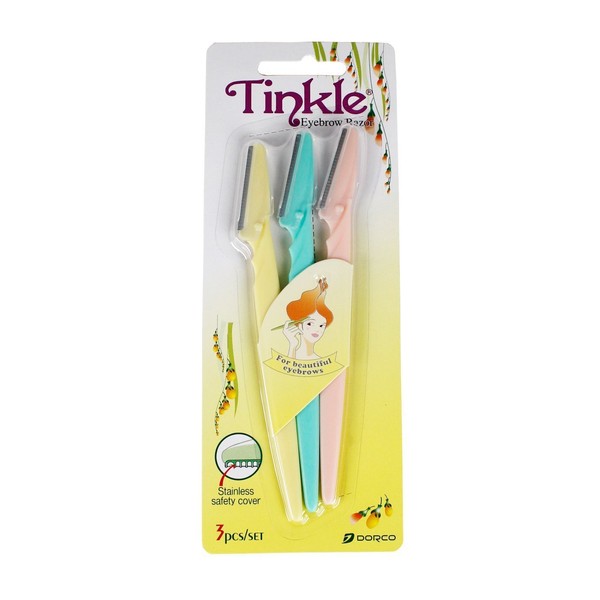 Dorco Tinkle Eyebrow Shaper, 3-Pack