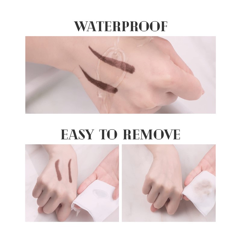 Music Flower Eyebrow Pencil Double Ended, Waterproof Natural Brow Enhancing