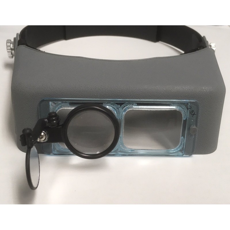 Headband Magnifier Visor 3.5X with 4" Focal Length & Working