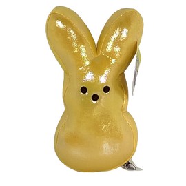 Dan Dee Peeps Yellow Plush Bunny Rabbit 8 Inch Metallic Look by DanDee