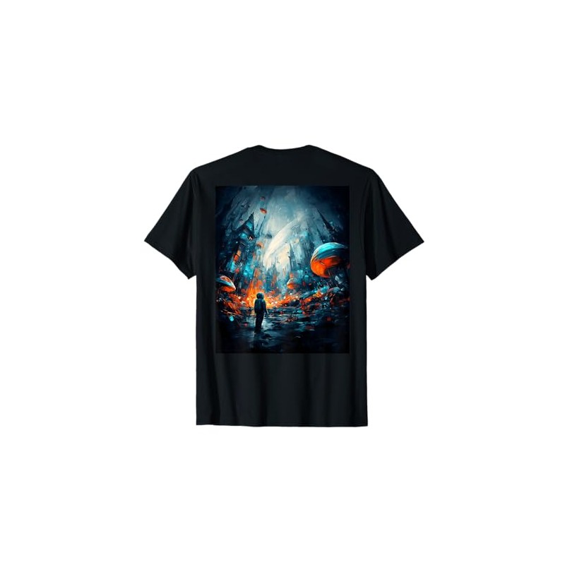 Futuristic Alien City Explorer T-Shirt