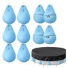 10 Pack Pool Cover Weights with Hooks, Leakproof Swimming Pool