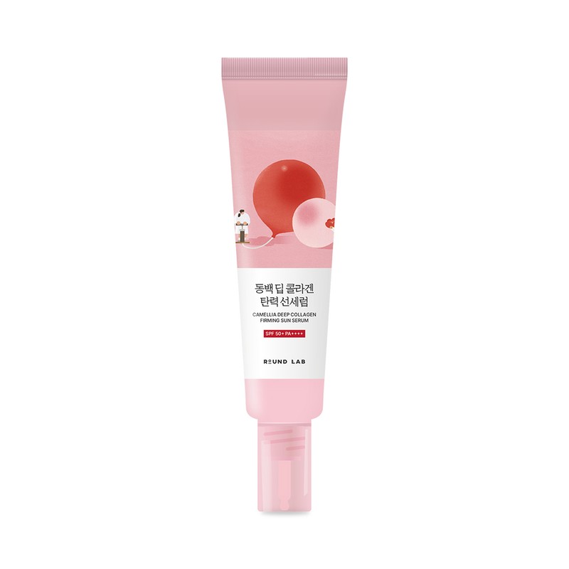 Round Lab 라운드랩 동백 딥 콜라겐 탄력 선세럼 50ml (SPF50+