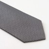 Ojier Men's Necktie/Jacquard Tie, 100% Silk Silk, Plain, Mini Plaid,