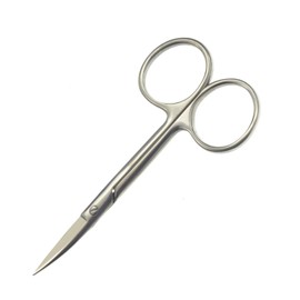 Motanar Premium Manicure Scissors Multi-purpose Stainless Steel Cuticle Pedicure Beauty Grooming Kit for Nail, Eyebrow, Eyelash, Curved Blade