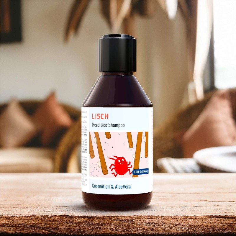 LISCH 100% Natural Head Lice Treatments That Kills Eggs and