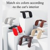 Car Headrest Pillow Memory Foam Head Neck Support Pillow Height