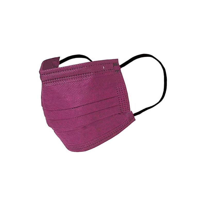 Amalet Roses Color Mask, Non-woven Fabric, Disposable, for Adults, Three-Layer