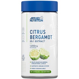 Applied Nutrition – Citrus Bergamot 25:1 Extract – High Strength 1200mg – Best Cholesterol Support – Best Immune System Booster – Highly Bioavailable – (60 Capsules – 30 Servings)