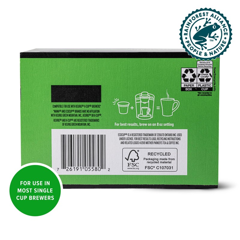 Wawa Mild Roast Single Cup Hazelnut Coffee Pods, 12 Pods,