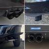 3 Inch Car Exhaust Tips, 3” Inlet 4” Outlet Tail