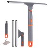 All Purpose 10inch Shower Squeegee with 2pcs Rubber Wiper Blade