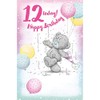 Me To You Bear 12 Today 12th Birthday Card