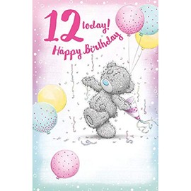 Me To You Bear 12 Today 12th Birthday Card